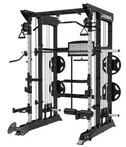 Titanium Strength Black Series B100 V2 Smith Machine | Multipower | Rack + Pulleys