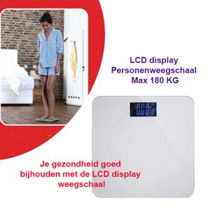 Dealrunner LCD display Personenweegschaal Max 180 KG