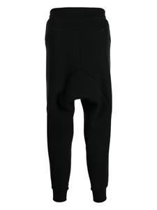Fumito Ganryu drop-crotch jersey track pants - Zwart