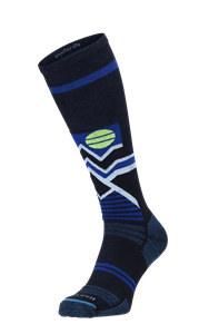 Sockwell Skisokken Heren Snow Peak BlauwStretch