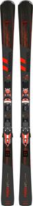 Forza 60° V-TI piste ski's zwart/rood heren, 164 cm