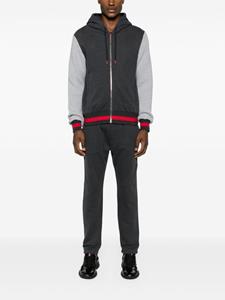 Kiton panelled drawstring-hooded tracksuit - Grijs
