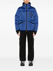 Moncler Grenoble Verdons jack met logo-applicatie en capuchon - Blauw