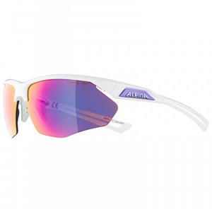 Alpina  Nylos HR Ceramic Mirror S3 - Fietsbril wit/roze