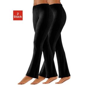 Vivance active Jazzpants, (2er-Pack), mit leicht ausgestelltem Bein, Loungewear