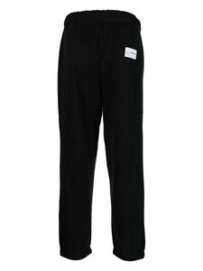 CHOCOOLATE Trainingsbroek met geborduurd logo en toelopende pijpen - Zwart