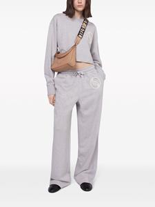 Stella McCartney S-Wave drawstring organic cotton track pants - Grijs