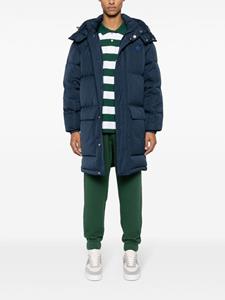Maison Kitsuné Fox-appliqué cotton track trousers - Groen