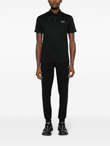 Ea7 Emporio Armani logo-patch drawstring track pants - Zwart