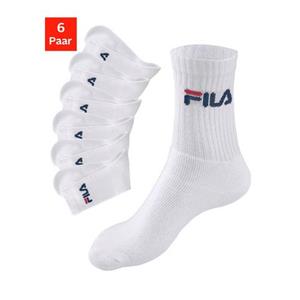 Fila Tennissokken met ingebreid logo (6 paar)