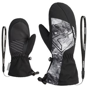 Ziener - Kid's Lavalino Aquashield AW Mitten Glove - Handschoenen, zwart/grijs