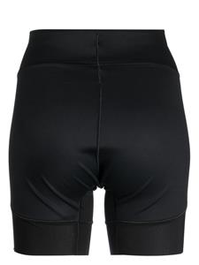 Haute Contour cotton compression shorts - Zwart