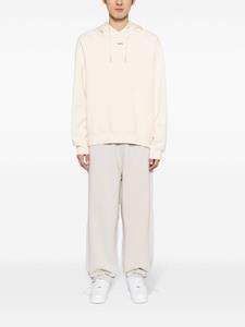 FIVE CM logo-appliqué cotton track pants - Wit