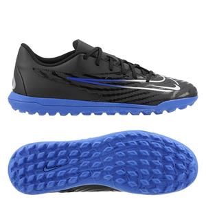 Nike Phantom GX Club TF Shadow - Zwart/Zilver/Blauw