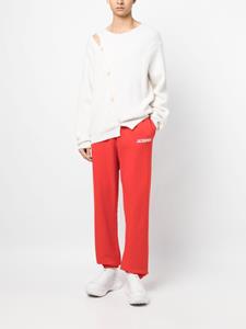 Jacquemus Trainingsbroek van biologisch katoen - Rood