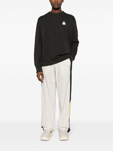 MARANT logo-print straight-leg track pants - Beige