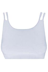 Nice to meet me Damen vegan Sport-Bh Breathe Weiß