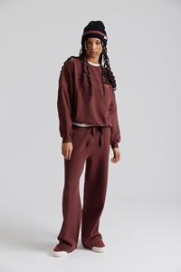KOMODO Damen vegan Jogger Soleil Gots Biologisch Baumwolle Walnussbraun