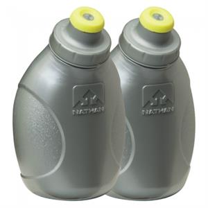 drinkfles 2-stuks, zilver Push-Pull Cap 975307