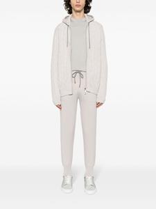 Eleventy Kasjmier trainingsbroek met trekkoord - Beige