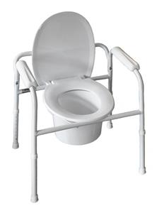 Drive Medical Toilettensitzerhöhung Drive Toilettenstützgestell TSG 130, 60 cm, für sicheren Toilettengang