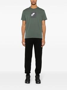 Stone Island Compass-badge cotton track trousers - Zwart