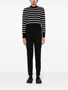 Emporio Armani High waist trainingsbroek met logo-applicatie - Zwart
