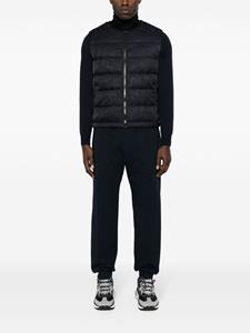 Versace logo-embroidered track pants - Blauw