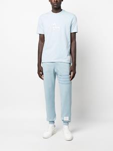 Thom Browne Trainingsbroek met vier strepen - Blauw