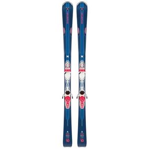 Intense 10 piste ski's blauw/roze dames