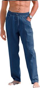 Your Look... for less! Heren comfortbroek blue-stonewashed Größe