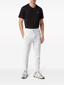 Philipp Plein Gewatteerde trainingsbroek - Wit