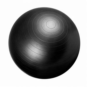 Gorilla Sports Fitnessbal Zwart 75 cm incl. pomp