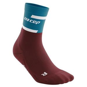 CEP  Women's The Run Socks Mid Cut V4 - Hardloopsokken, rood
