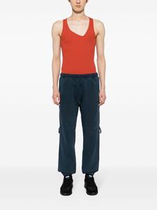 Jacquemus Le Jogging Camargue trainingsbroek van biologisch katoen met logo - Blauw