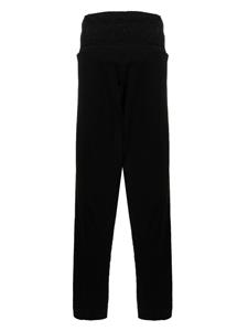 Transit drawstring tapered trousers - Zwart