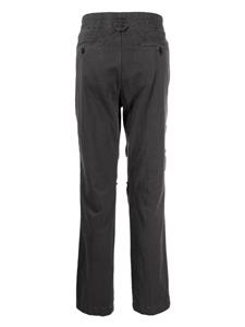 James Perse drawstring straight-leg trousers - Grijs