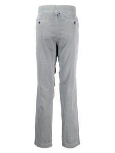 James Perse drawstring straight-leg trousers - Blauw