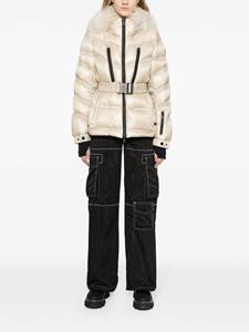 Moncler Bernin ski-jack met ceintuur - Goud