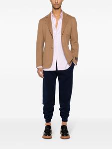 Gucci Kasjmier trainingsbroek met geborduurd logo - Blauw