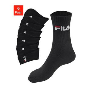 Fila Tennissokken met ingebreid logo (6 paar)