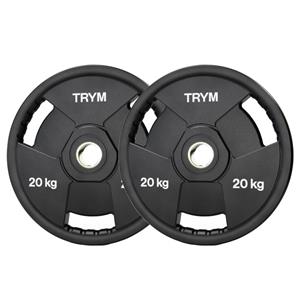 Gorilla Sports TRYM Olymische halterschijven set 2 x 20 kg - 50 mm