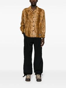 MSGM straight-leg ripstop cargo trousers - Zwart
