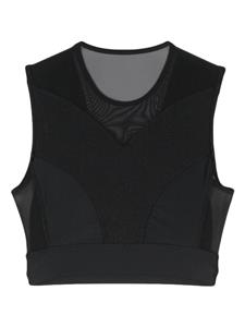 Reebok Butterfly colourblock sports bra - Zwart