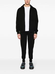 Calvin Klein Jeans logo-patch cotton track-pants - Zwart