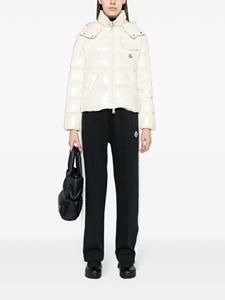 Moncler mid-rise striped wide-leg track pants - Blauw