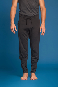 Nice to meet me Herren vegan Baggy Pants Schwarz