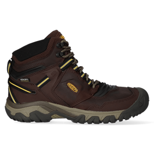 Keen Wandelschoenen Heren Ridge Flex Bruin Mesh