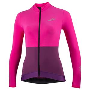 Nalini Damestrui met lange mouwen en warme omslagdoek damesfietsshirt met lange