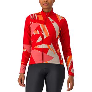 Castelli damestrui met lange mouwen Tropicale damesfietsshirt met lange mouwen,